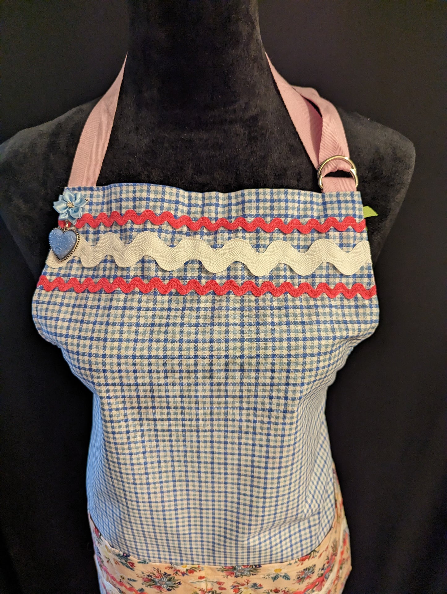 Lady Bugs & Flowers Custom Hostess Apron