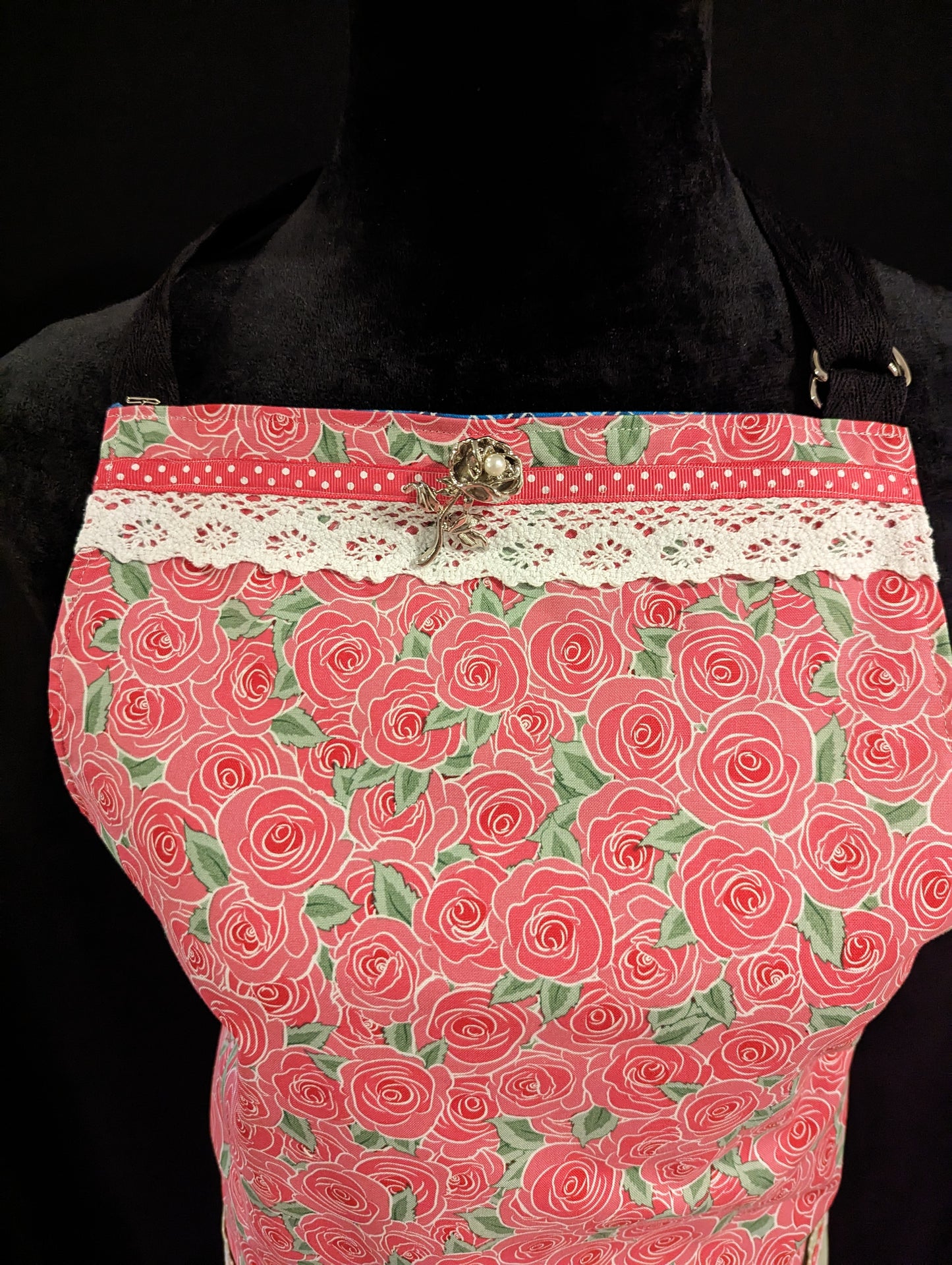 Spring Roses & Cookies Custom Hostess Apron