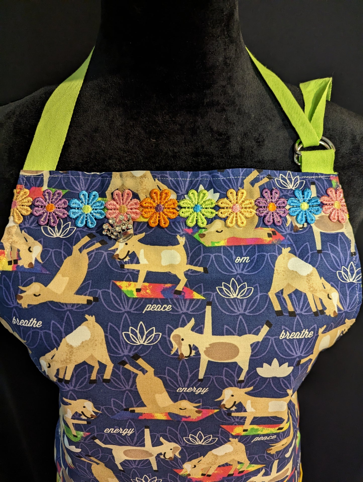 Bird Houses, & Goat Yoga,  Custom Hostess Apron