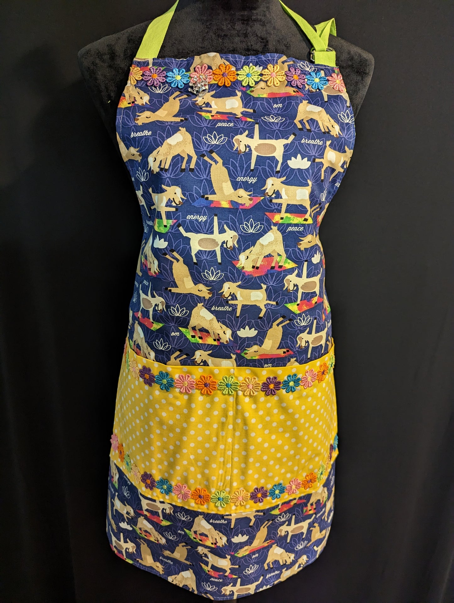 Bird Houses, & Goat Yoga,  Custom Hostess Apron