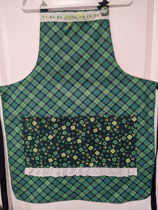 Valentine/St. Patrick's Custom Double-Sided Hostess Apron