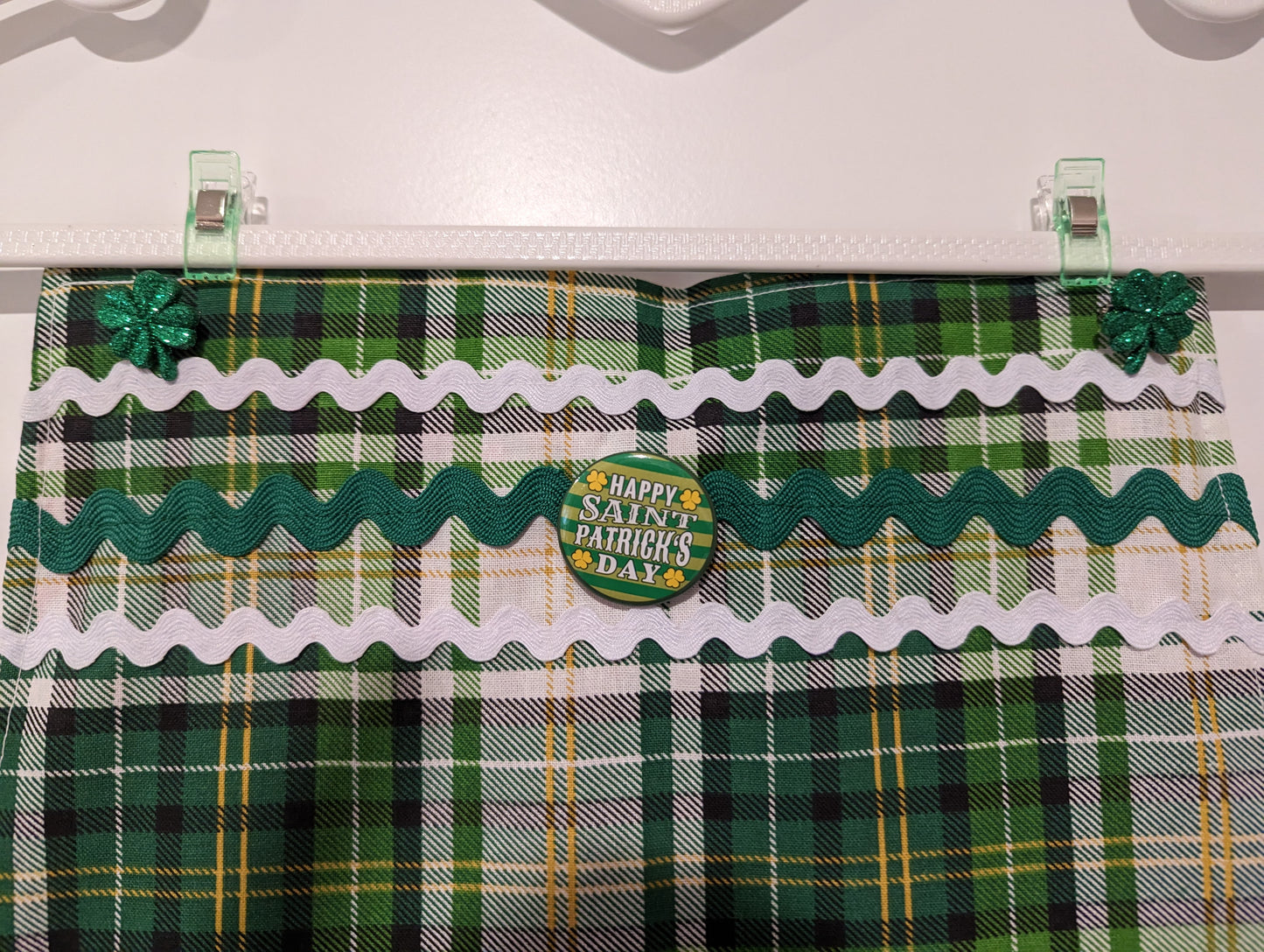 Valentine's Day/St. Patrick's Day-Hostess Apron Custom Double-Sided