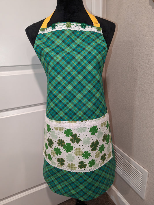 St. Patty's Day/Easter Double-Sided Custom Apron